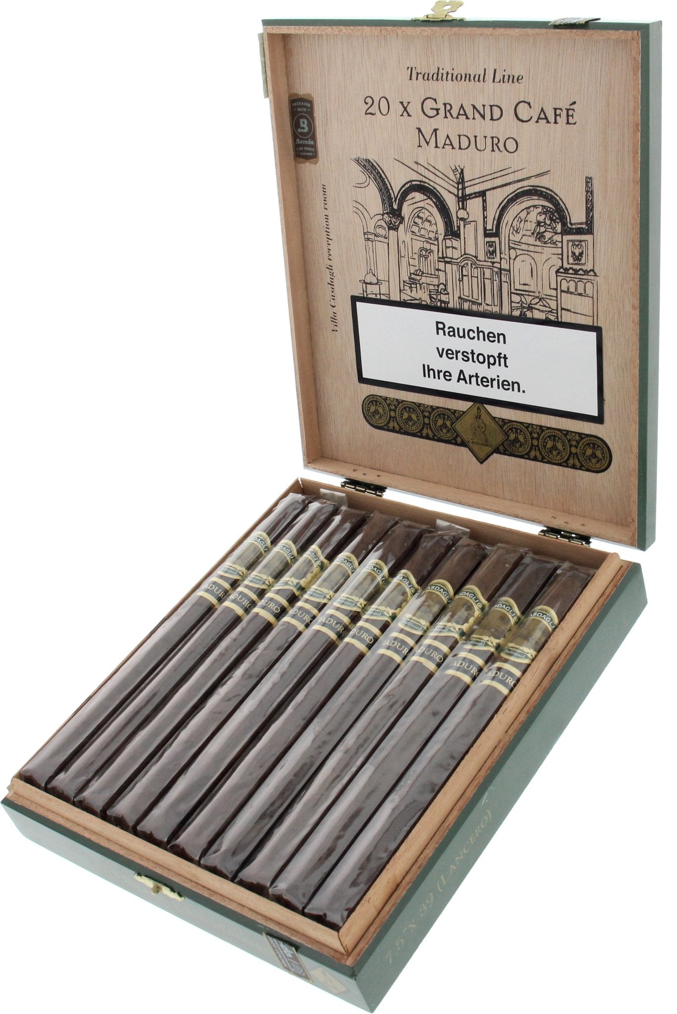 Casdagli Traditional Grand Cafe Maduro (7.55" x 39)