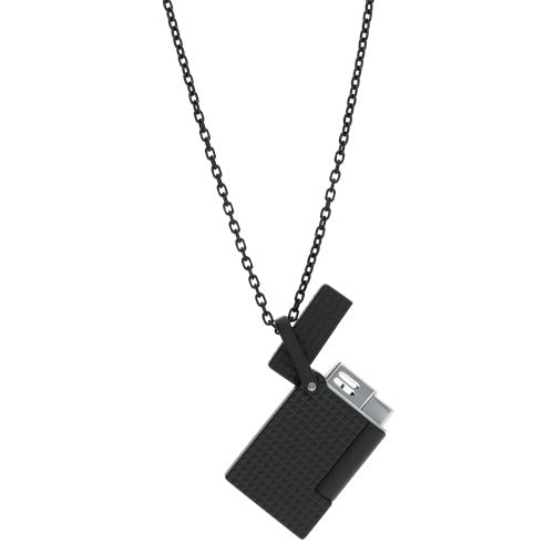 S.T. DUPONT LIGNE 2 NECKLACE LIGHTER - Black Matte