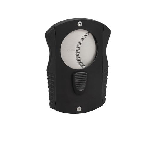 LOTUS CUTTER BARRACUDA 80 RG SERRATED CIGAR CUTTER - Black