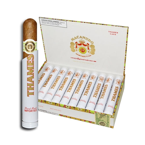 Macanudo Cafe Cigars - Thames 20s (Aluminum Tube) - 6 X 50