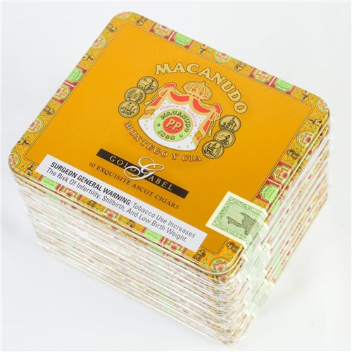 Macanudo Gold Label Tins Cigars (4.188" x 32)