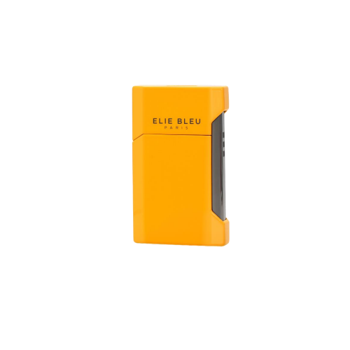 ELIE BLEU J-12 FLAT FLAME CIGAR LIGHTER - Yellow Lacquer