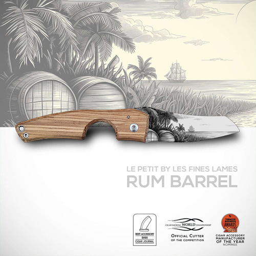 LES FINES LAMES LE PETIT CIGAR KNIFE - Barrel Rum