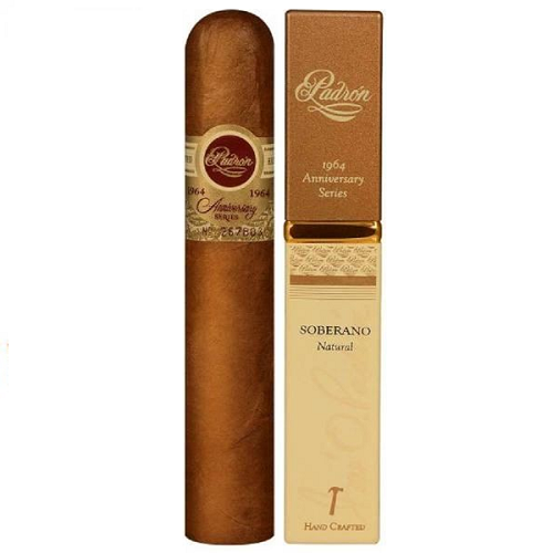 Padron 1964 Cigars - Soberano Tube - 5x52 - Natural