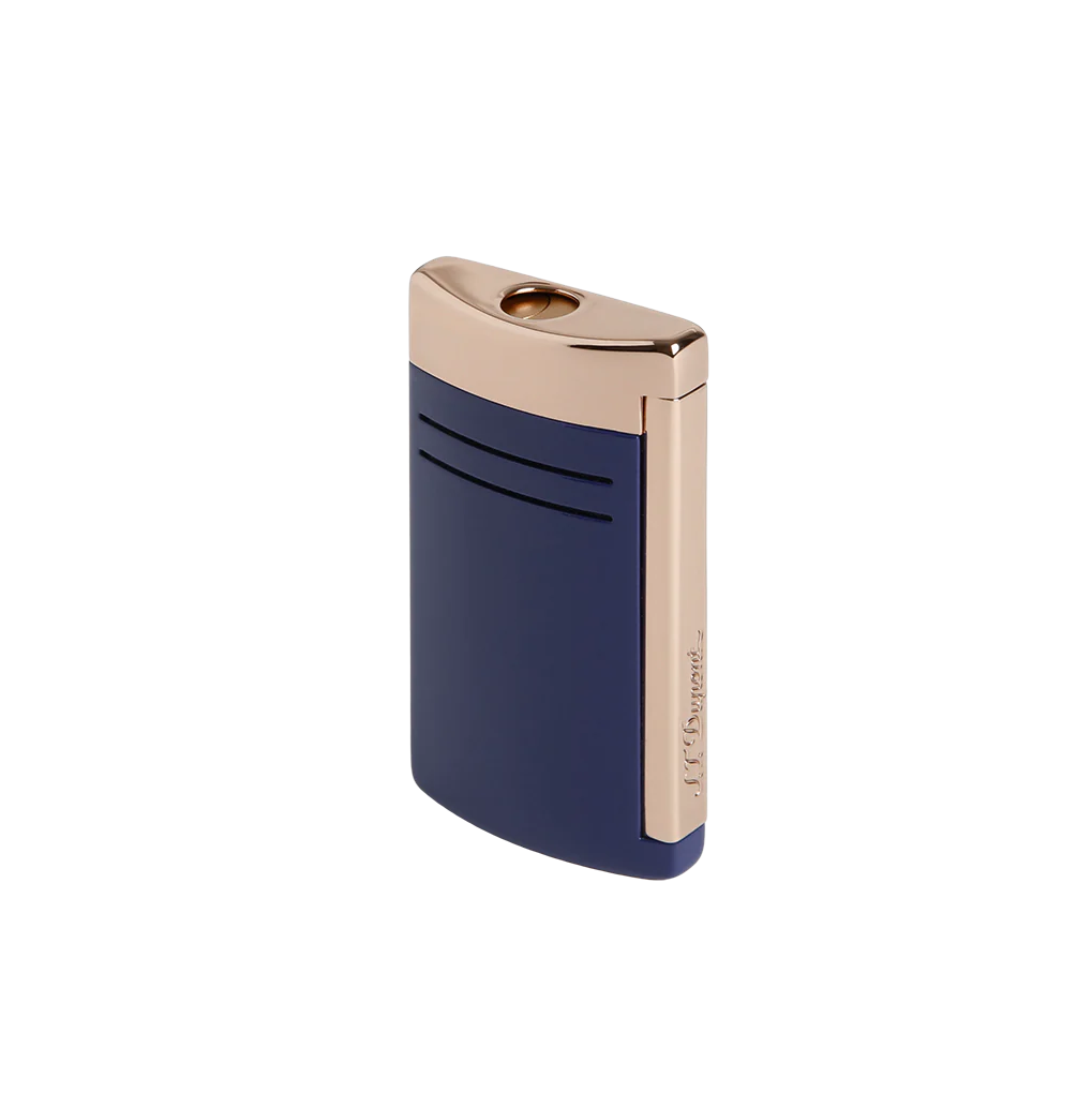 S.T. DUPONT MAXIJET LIGHTERS - Blue and Pink Gold
