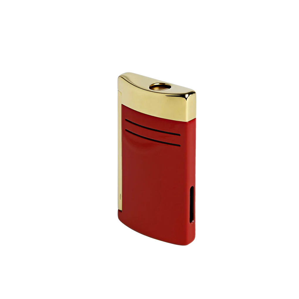 S.T. DUPONT MAXIJET LIGHTERS - Burgandy and Gold
