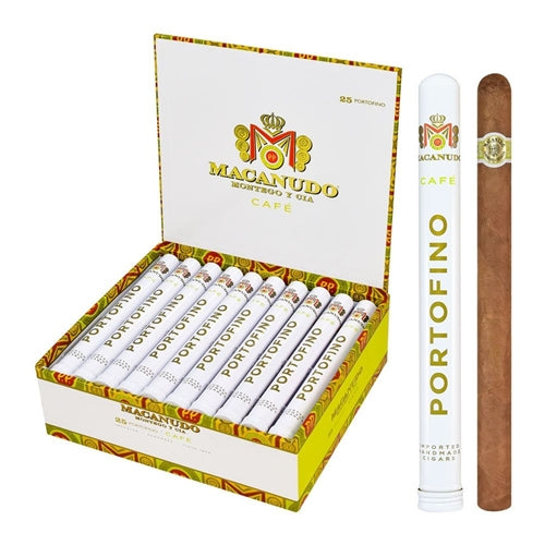 Macanudo Cafe Cigars - Portofino (Aluminum Tube) - 7 X 34