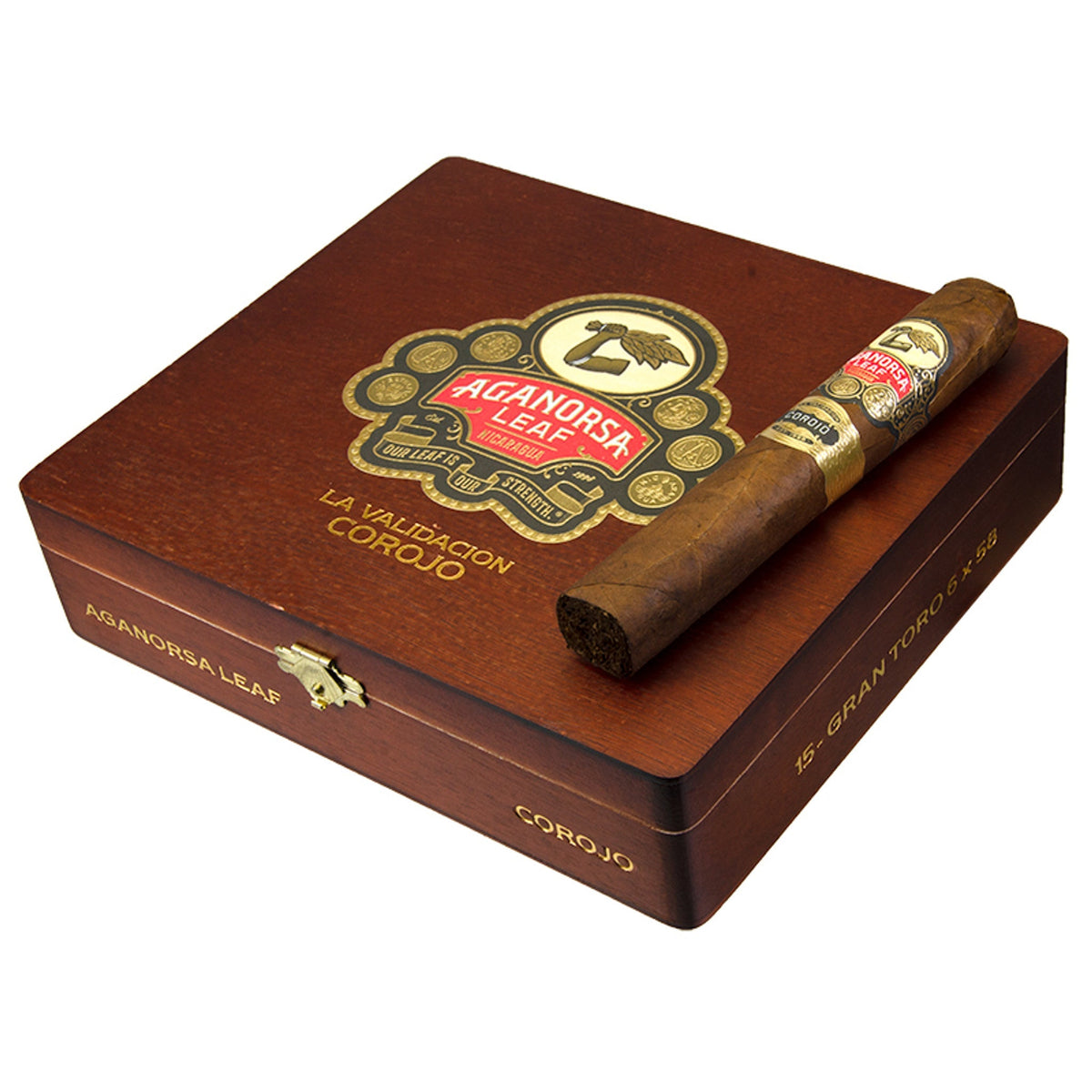 Aganorsa Leaf La Validacion Corojo Cigars - Gran Toro Box Press - 6x58 - cigar13