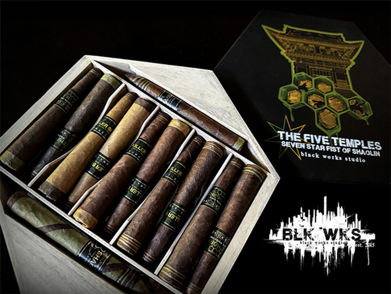 Black Works Studio The Five Temples Seven Star Fist of Shaolin LE