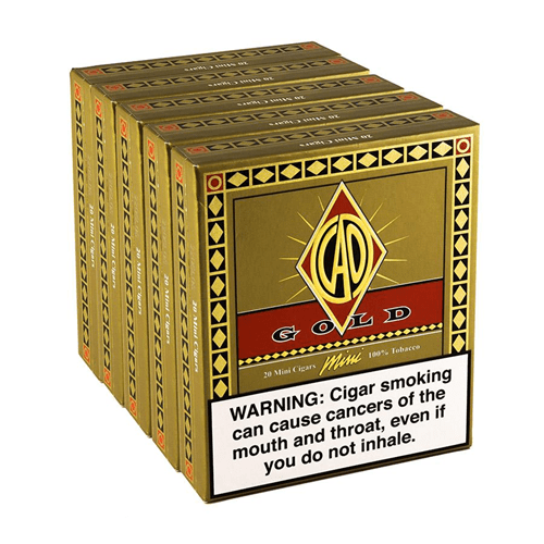 CAO GOLD CIGARS - Minis - 31/2 x 20, 5 PACKS of 20 - cigar13