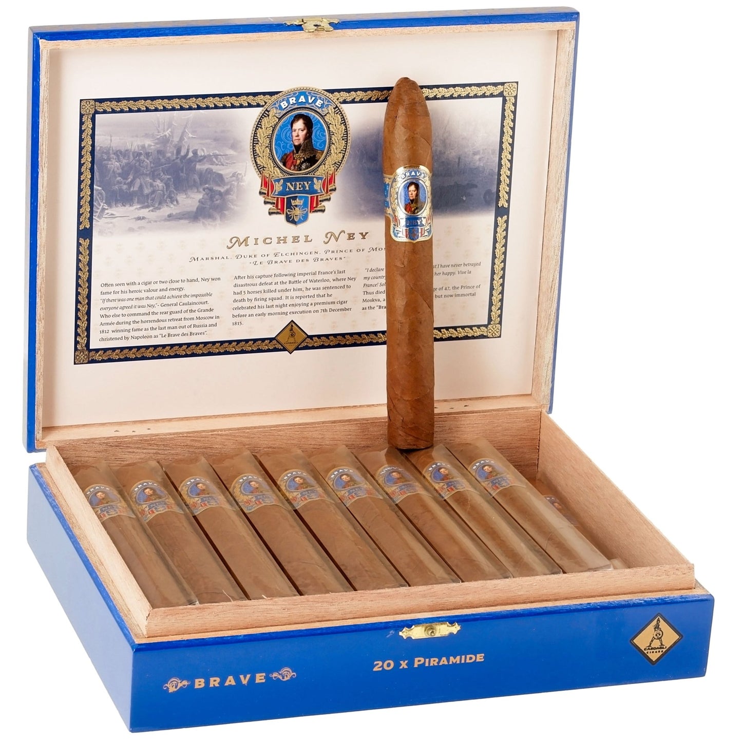 Casdagli Brothers of the Sabre Brave Piramide 6½×53 - cigar13