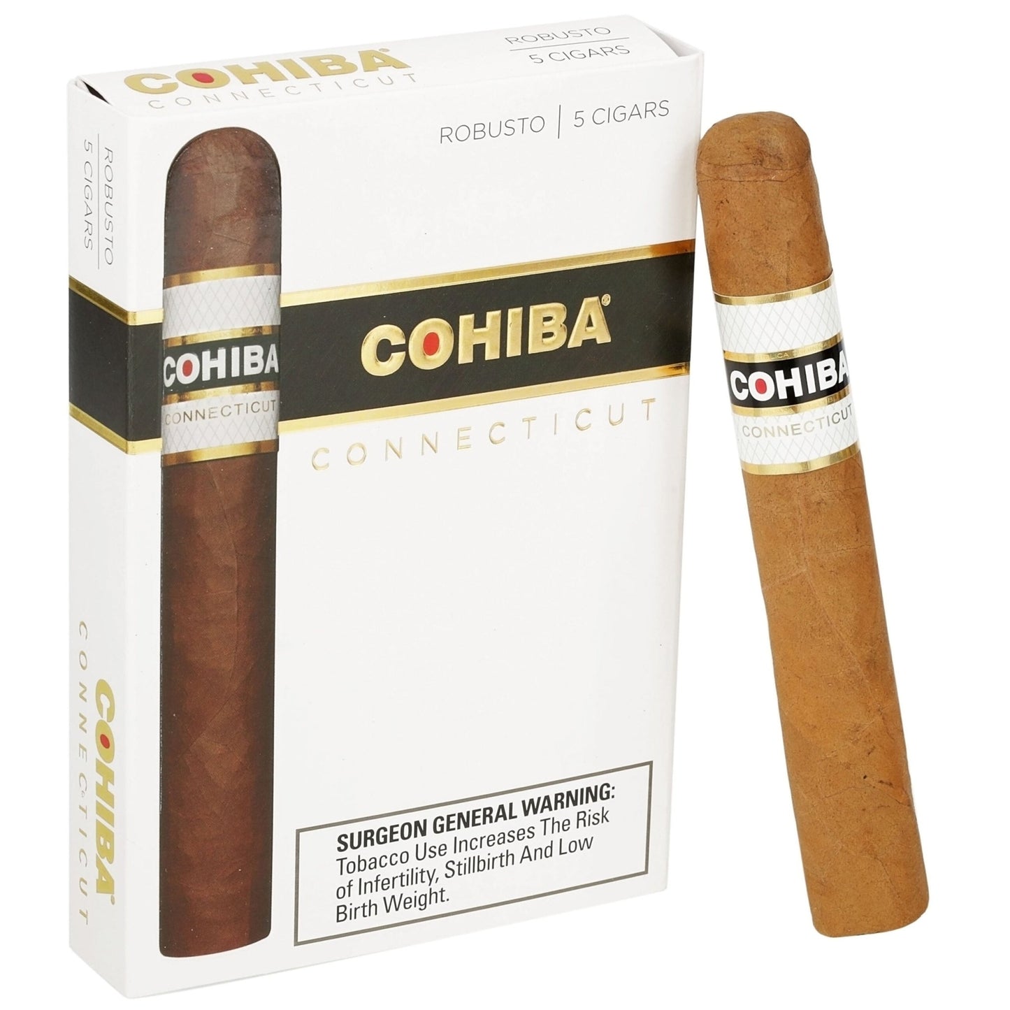 COHIBA CIGARS - Robusto 5 - pack - 5 x 49, 5 Packs of 5 - cigar13