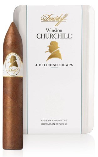 Davidoff Winston Churchill Small Cigars - Belicoso - 4.5x46 - cigar13