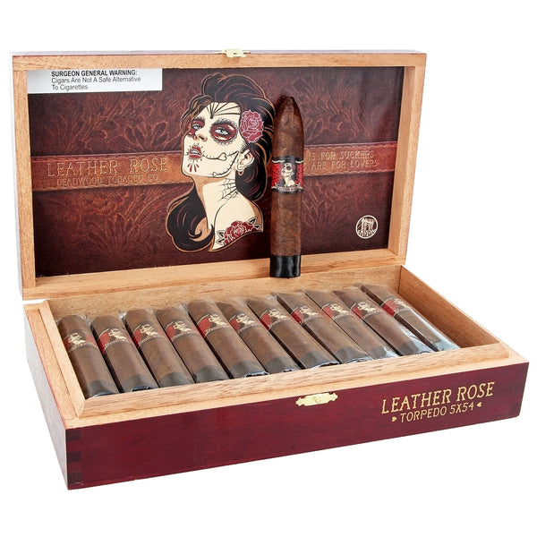 Deadwood Leather Rose Torpedo 5 ร 54 - cigar13