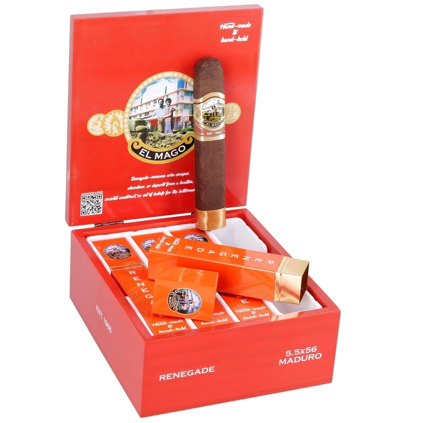 El Mago Renegade Maduro 5 1/2" x 56 - cigar13