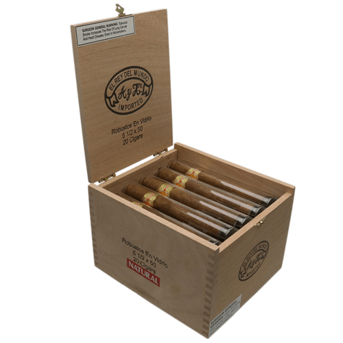 El Rey Del Mundo Naturals Cigars - Robusto en Vidrio (Crystal Tube) - 5 1/2 X 50 - cigar13