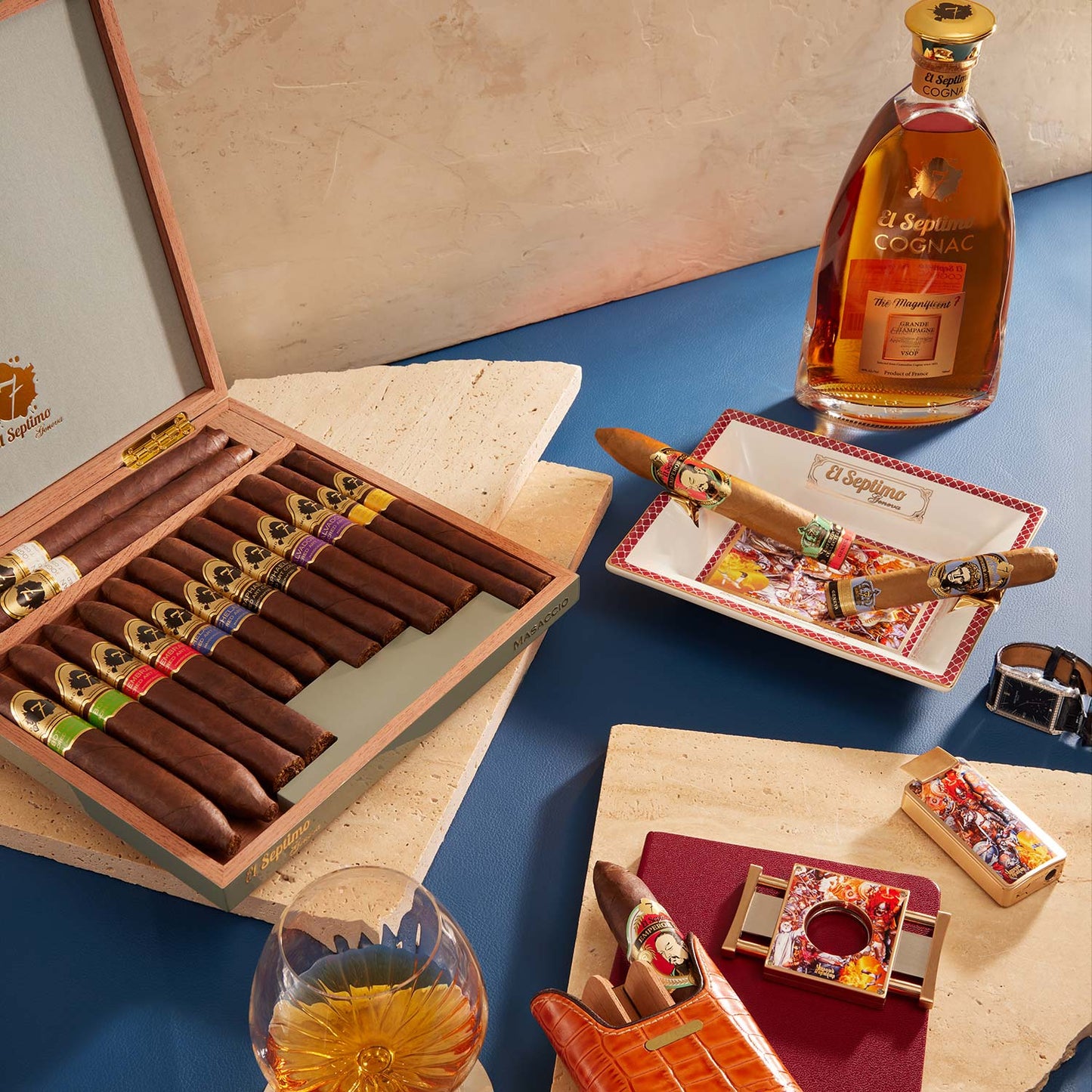 El Septimo Saint Andrew Sampler Box - cigar13