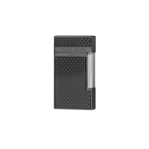 ELIE BLEU J-14 DIAMOND JET FLAME CIGAR LIGHTER - Black IP Carbon Pattern