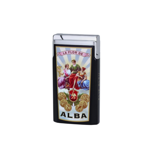 ELIE BLEU J-15 ALBA COLLECTION CIGAR LIGHTER - Black Lacquer