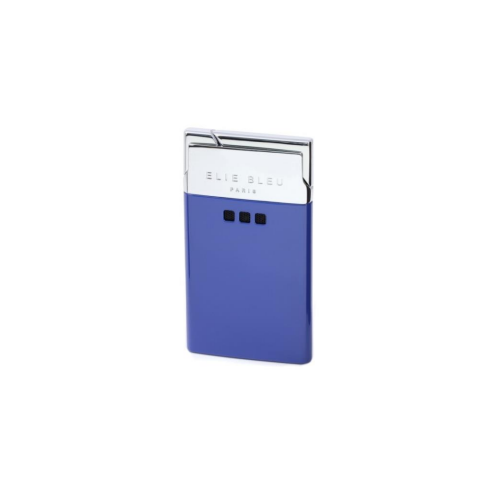 ELIE BLEU J-11 THIN JET FLAME COLLECTION CIGAR LIGHTER - Blue Lacquer
