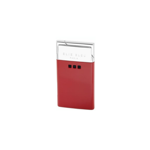 ELIE BLEU J-11 THIN JET FLAME COLLECTION CIGAR LIGHTER - Red Lacquer