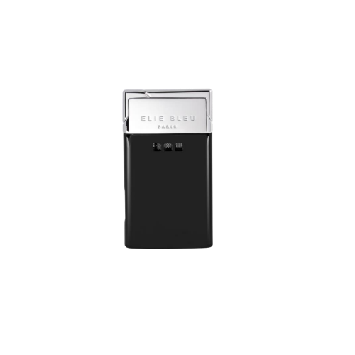 ELIE BLEU J-11 THIN JET FLAME COLLECTION CIGAR LIGHTER - Black Lacquer