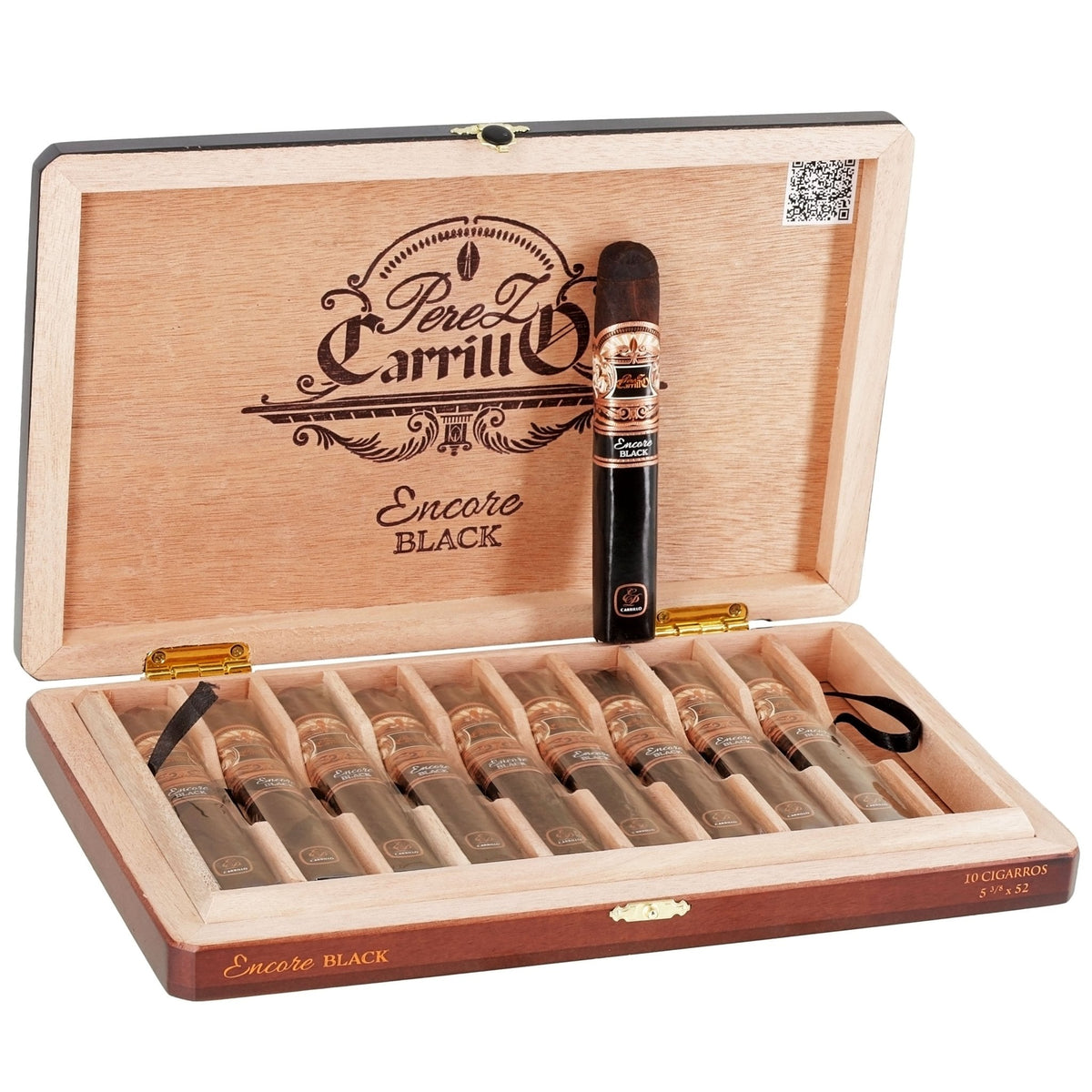 EP Carrillo Encore Black 5.375" x 52 - cigar13