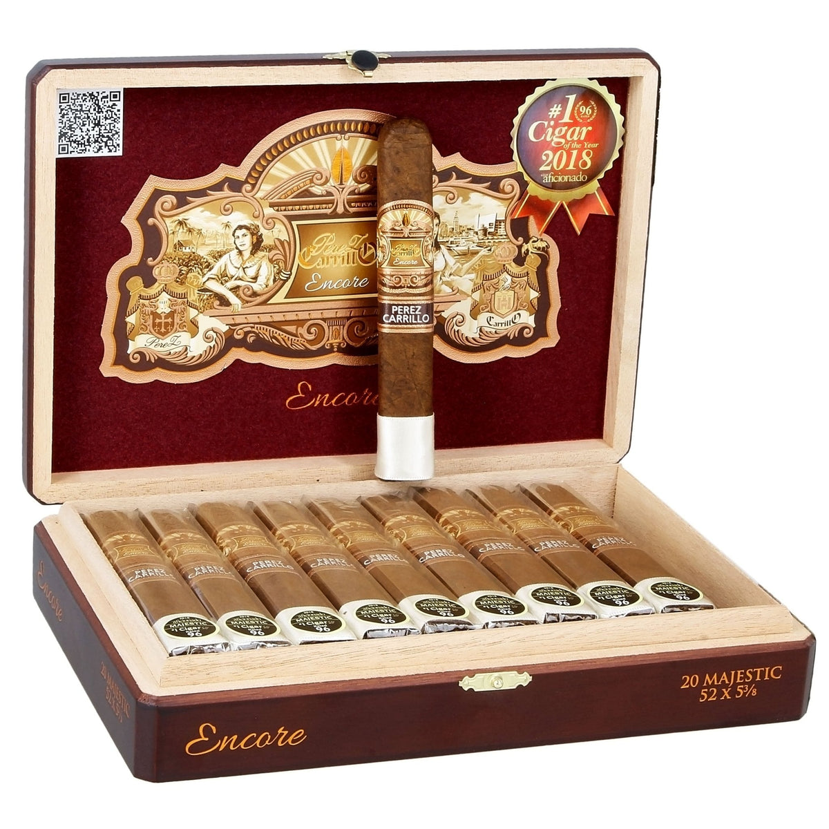 EP Carrillo Encore Majestic 5.375" x 52 - cigar13
