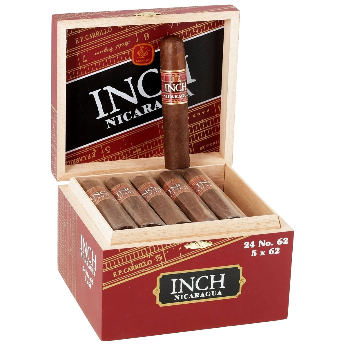 EP Carrillo INCH Nicaragua No. 62 5" x 62 - cigar13
