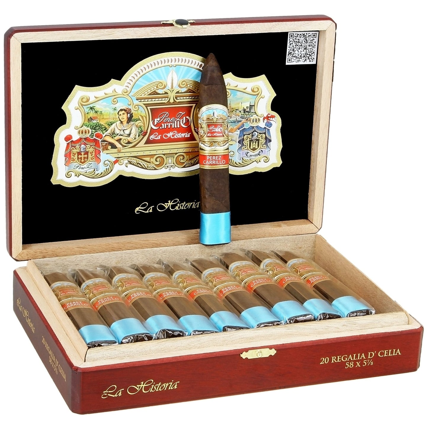 EP Carrillo La Historia Regalias D’Celia 5.875" x 58 - cigar13