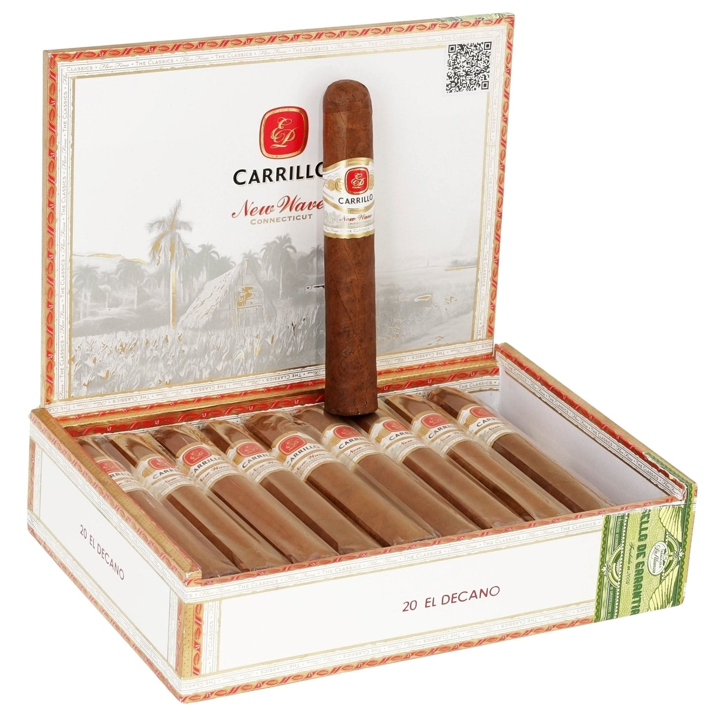 EP Carrillo New Wave Connecticut El Decano 6" x 60 - cigar13