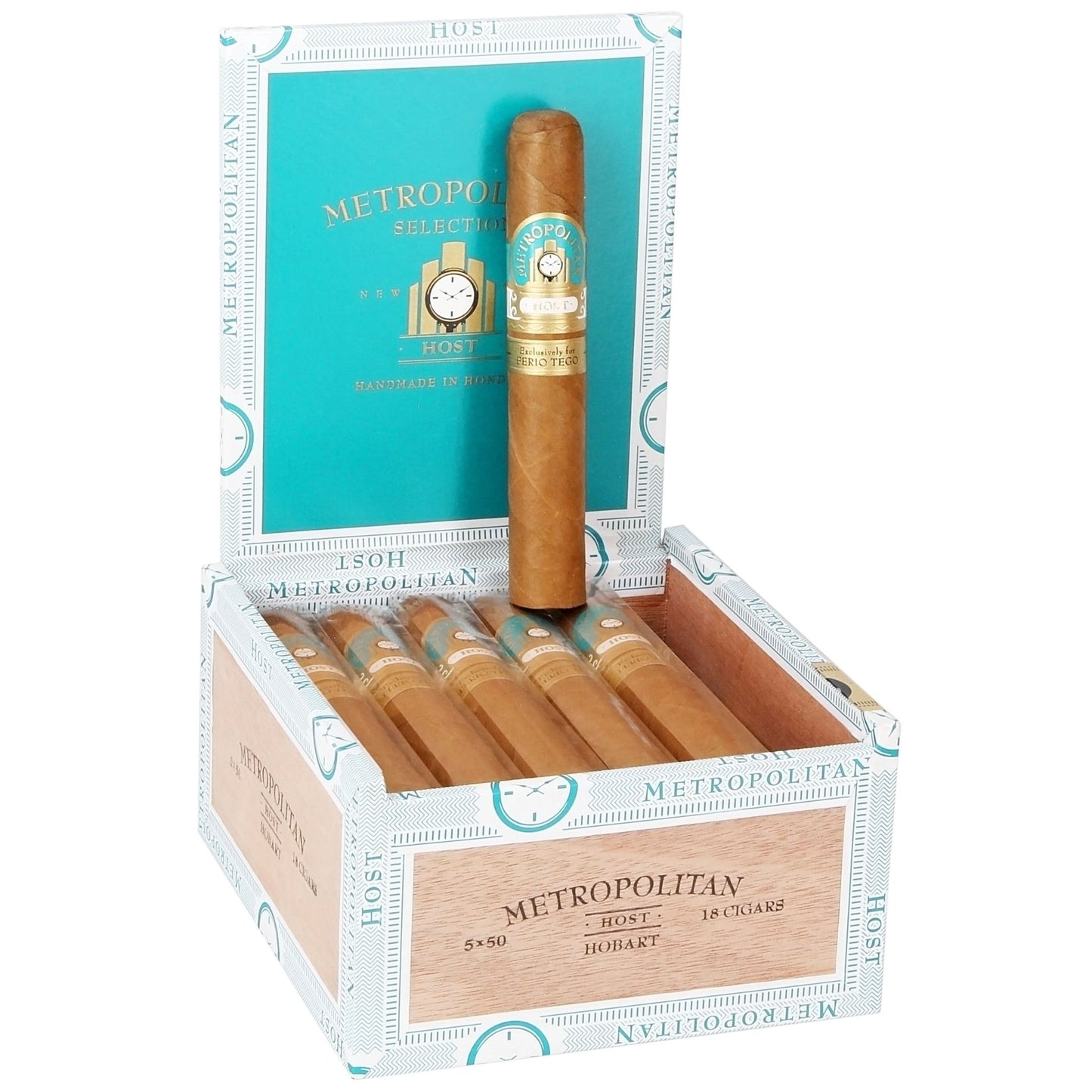 Ferio Tego Metropolitan Host Hobart 5" x 50 - cigar13