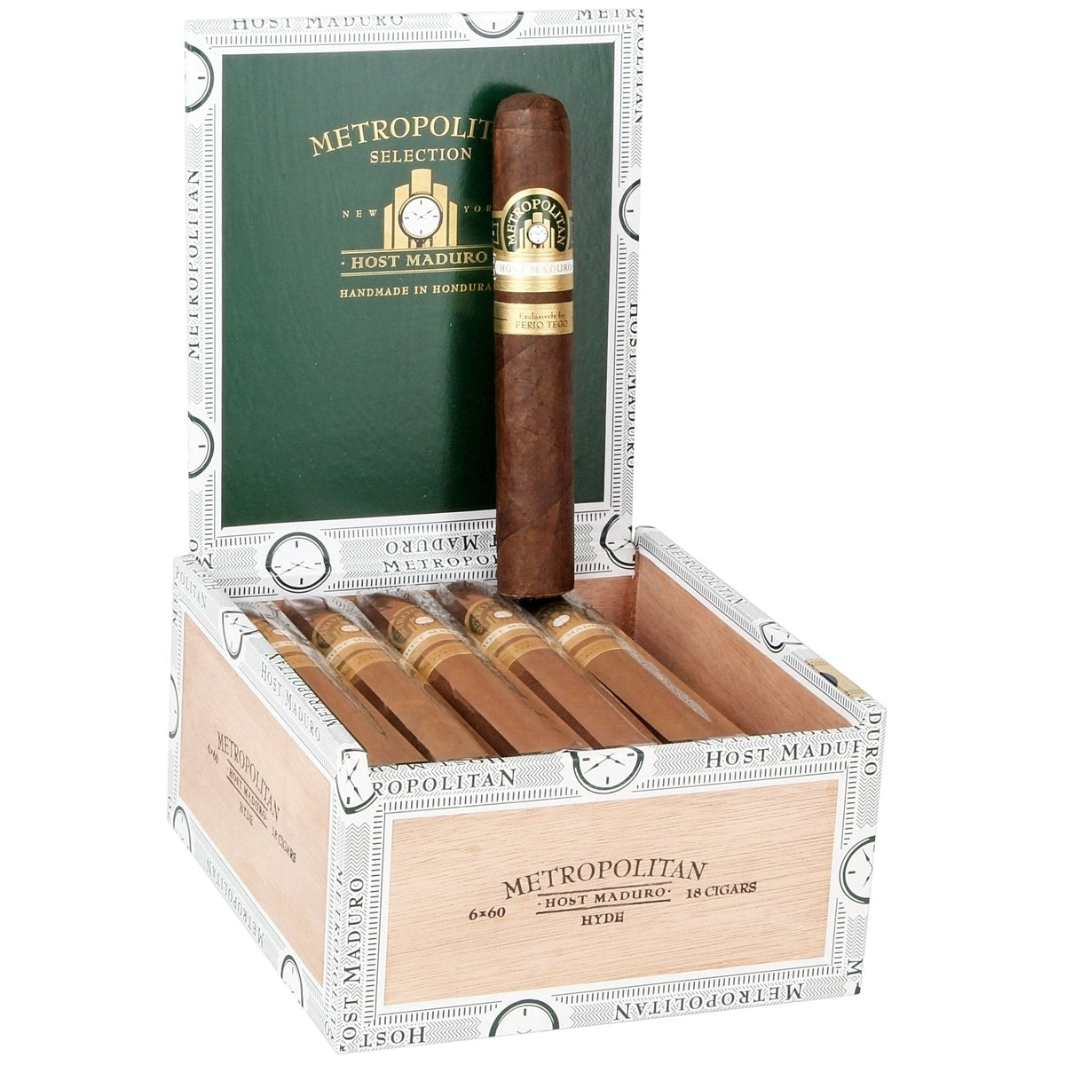 Ferio Tego Metropolitan Host Maduro Hyde 6" x 60 - cigar13