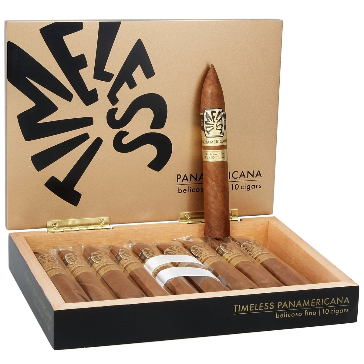 Ferio Tego Timeless Panamericana Belicoso Fino 5 1/2" x 52 - cigar13