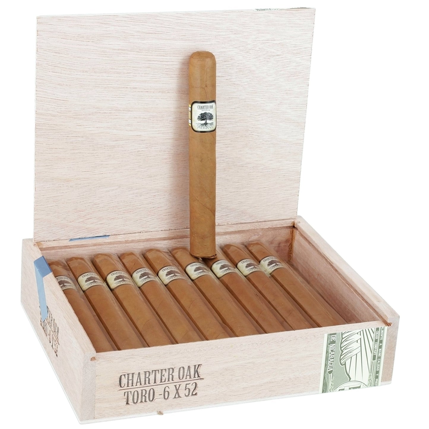 Foundation Charter Oak Connecticut Toro 6" x 52 - cigar13