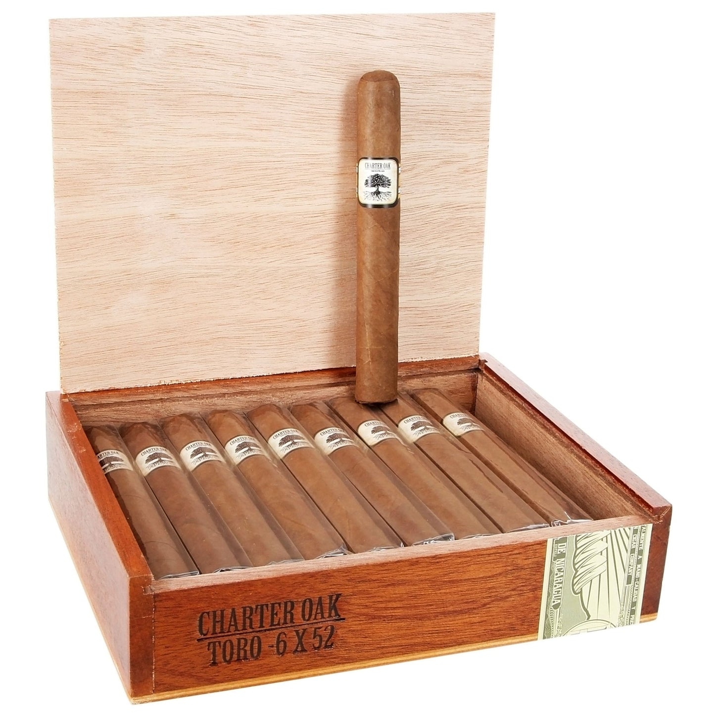 Foundation Charter Oak Habano Toro 6" x 52 - cigar13