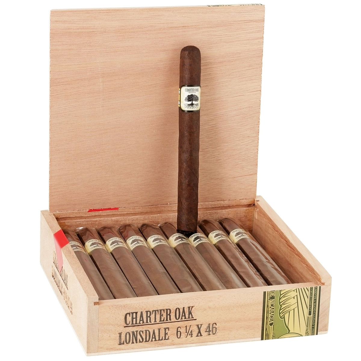 Foundation Charter Oak Maduro Lonsdale 6 1/4" x 46 - cigar13