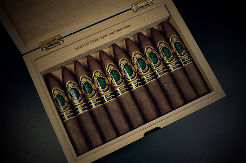 God of Fire Kkp Never Back Down Piramide - Piramide 58 - 5.25 X 58 - cigar13