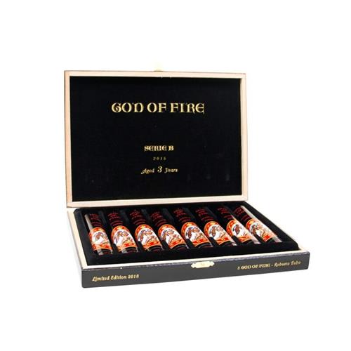 God of Fire Serie B Cigars - Robusto Tubo - 50x5.25 - cigar13