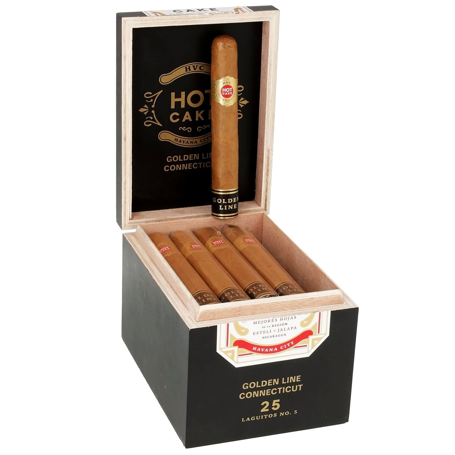 HVC Hot Cake Golden Line Connecticut Laguito No. 5 - cigar13