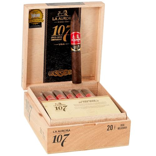 La Aurora 107 Usa Cigars - Belicoso - 6.25 X 52