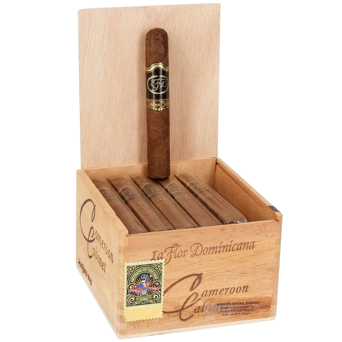 La Flor Dominicana Cameroon Cabinet No. 5 5" x 50 - cigar13