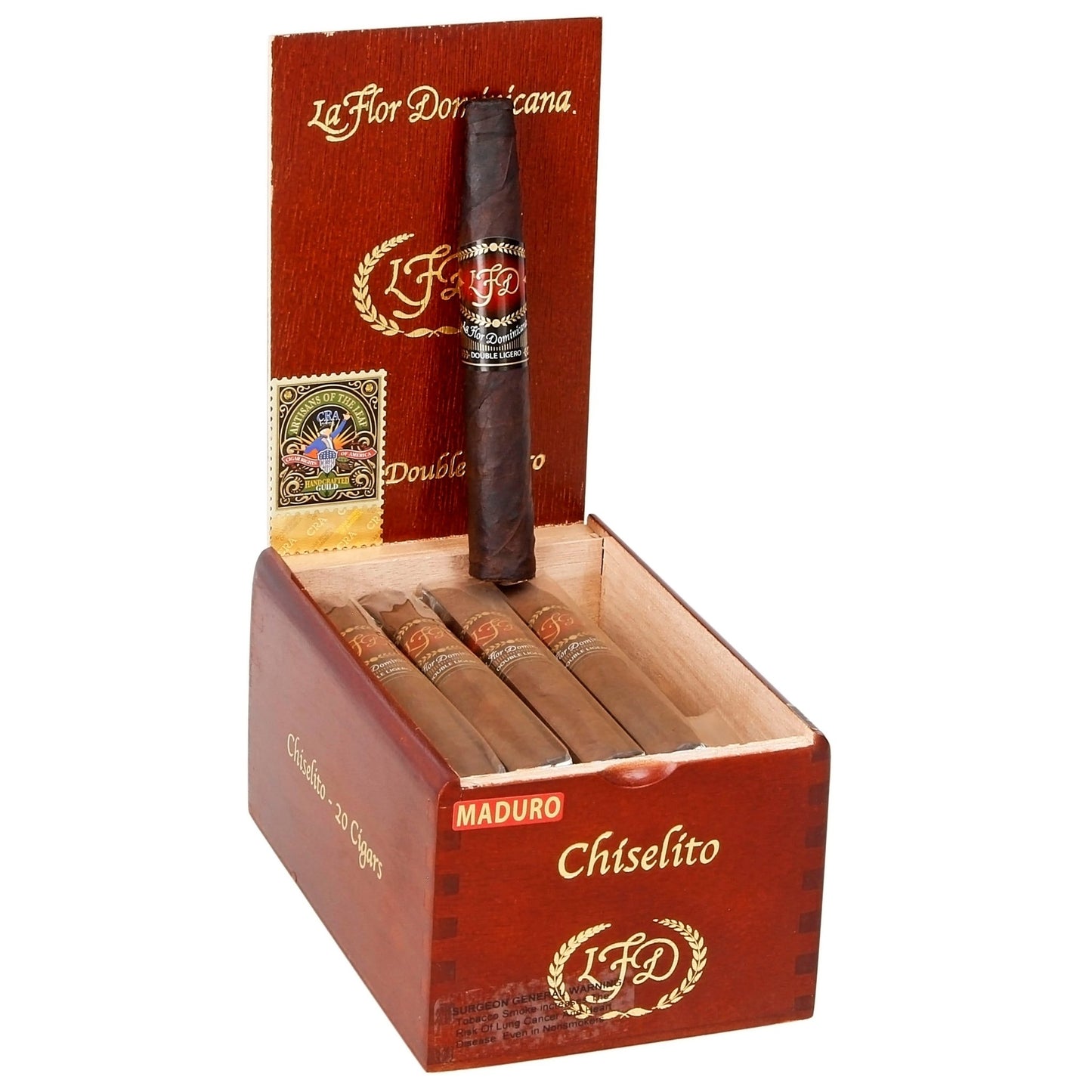 La Flor Dominicana Double Ligero Maduro Chiselito 5" x 44 - cigar13