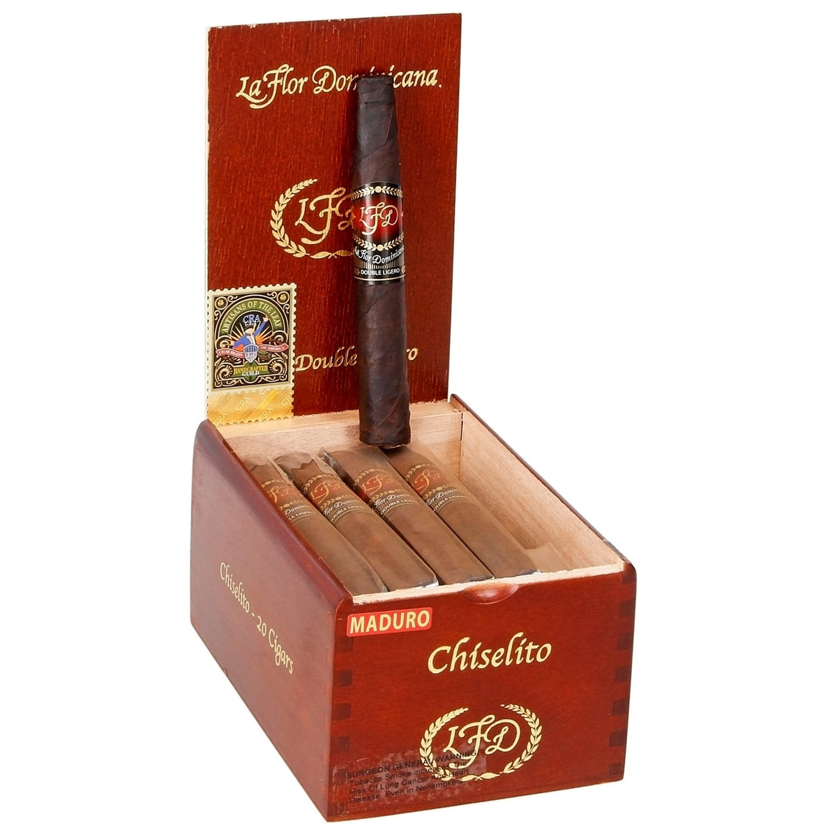 La Flor Dominicana Double Ligero Maduro Chiselito 5" x 44 - cigar13