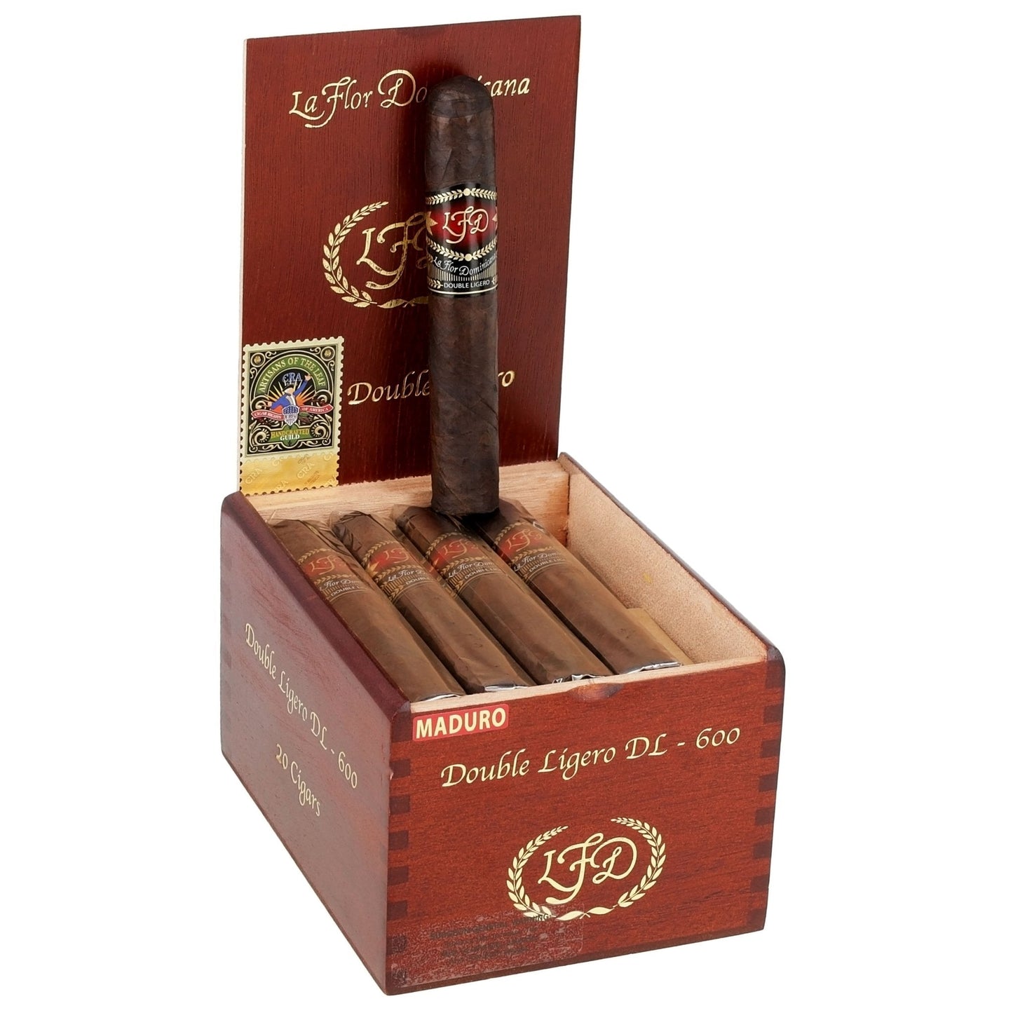 La Flor Dominicana Double Ligero Maduro DL - 600 5 1/4" x 52 - cigar13