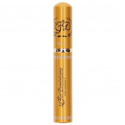 La Flor Dominicana Oro Tubo Cigars - No.6 - 54x6 - Maduro - cigar13