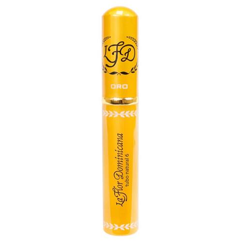 La Flor Dominicana Oro Tubo Cigars - No.6 - 54x6 - Natural - cigar13