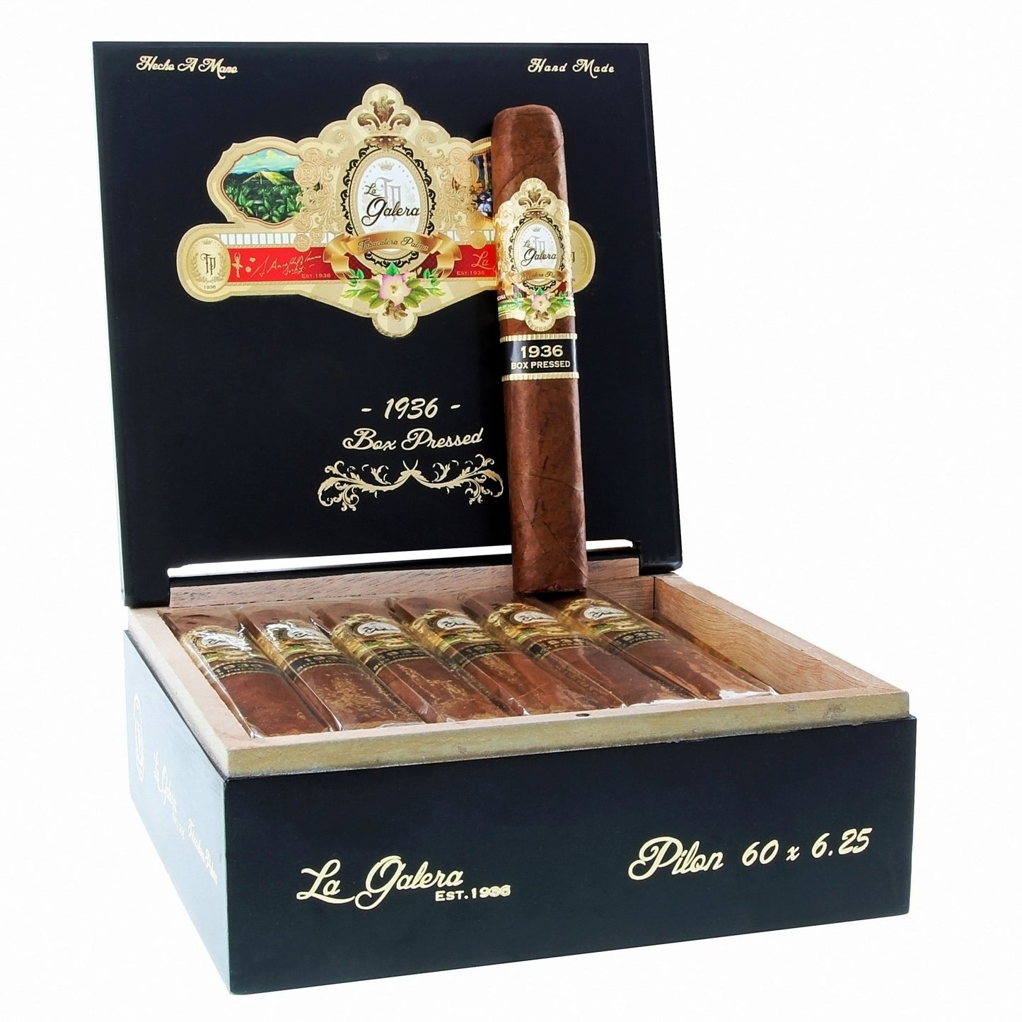 La Galera 1936 Box Pressed Pilón Gordo 6¼×60 - cigar13