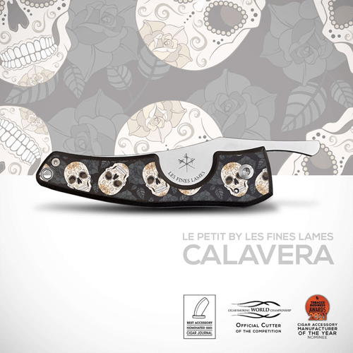 LES FINES LAMES LE PETIT CIGAR KNIFE - Calavera - cigar13