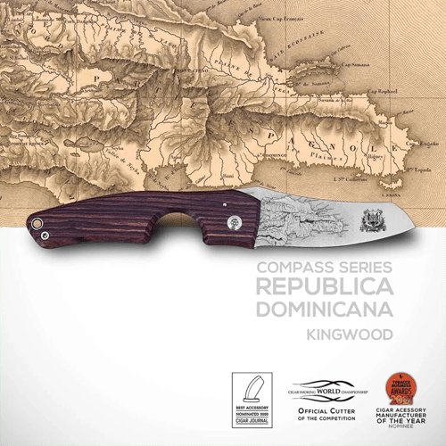 LES FINES LAMES LE PETIT CIGAR KNIFE - Compass Dom Rep Kingwood - cigar13